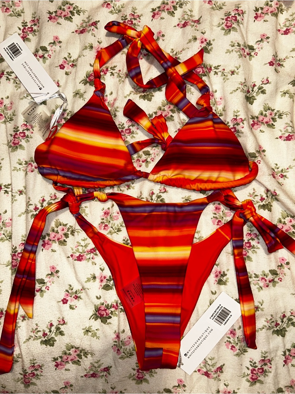 White Fox Boutique Swim Horizon Hues Bikini Set